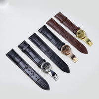 Leather strap folding buckle accessories