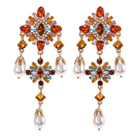 Retro earrings long ear accessories trendy accessories