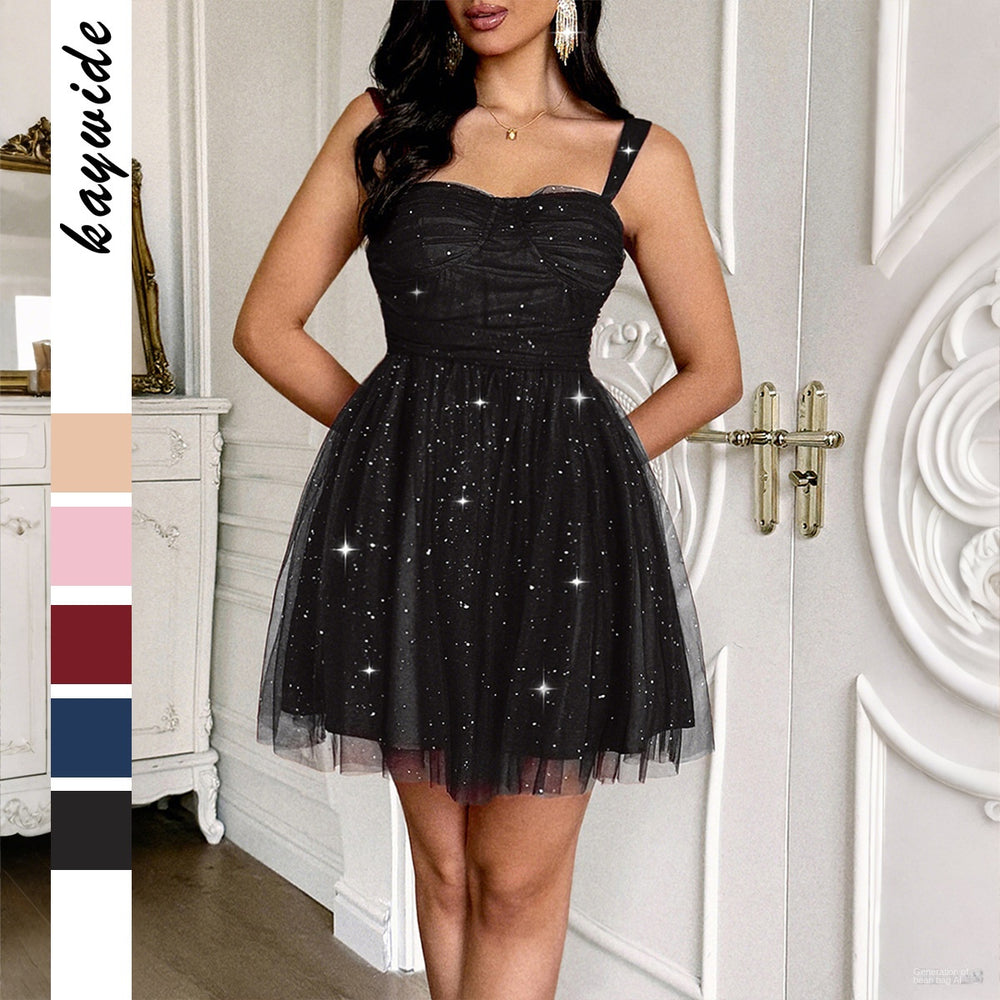 Elegant Evening Dress with Strapless Design for Women