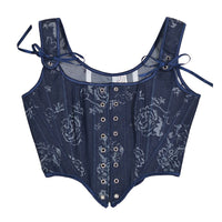 Retro outerwear shapewear fishbone corset