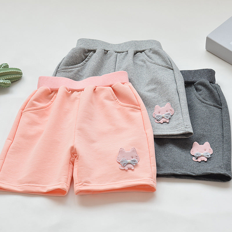 Girls' shorts for outerwear