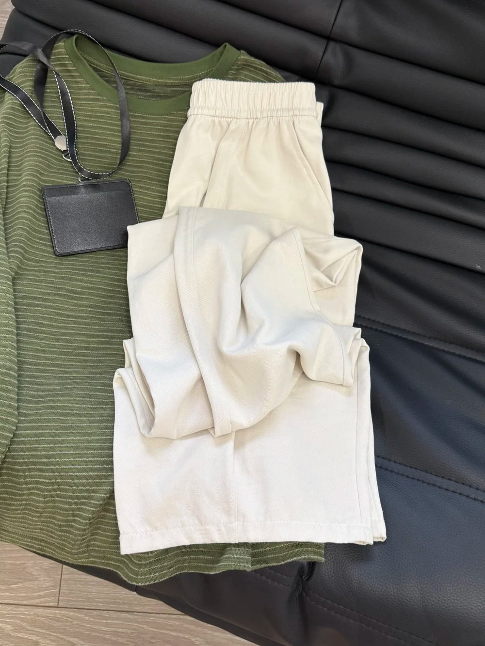 Versatile Ice Silk Wide-Leg Trousers for Women