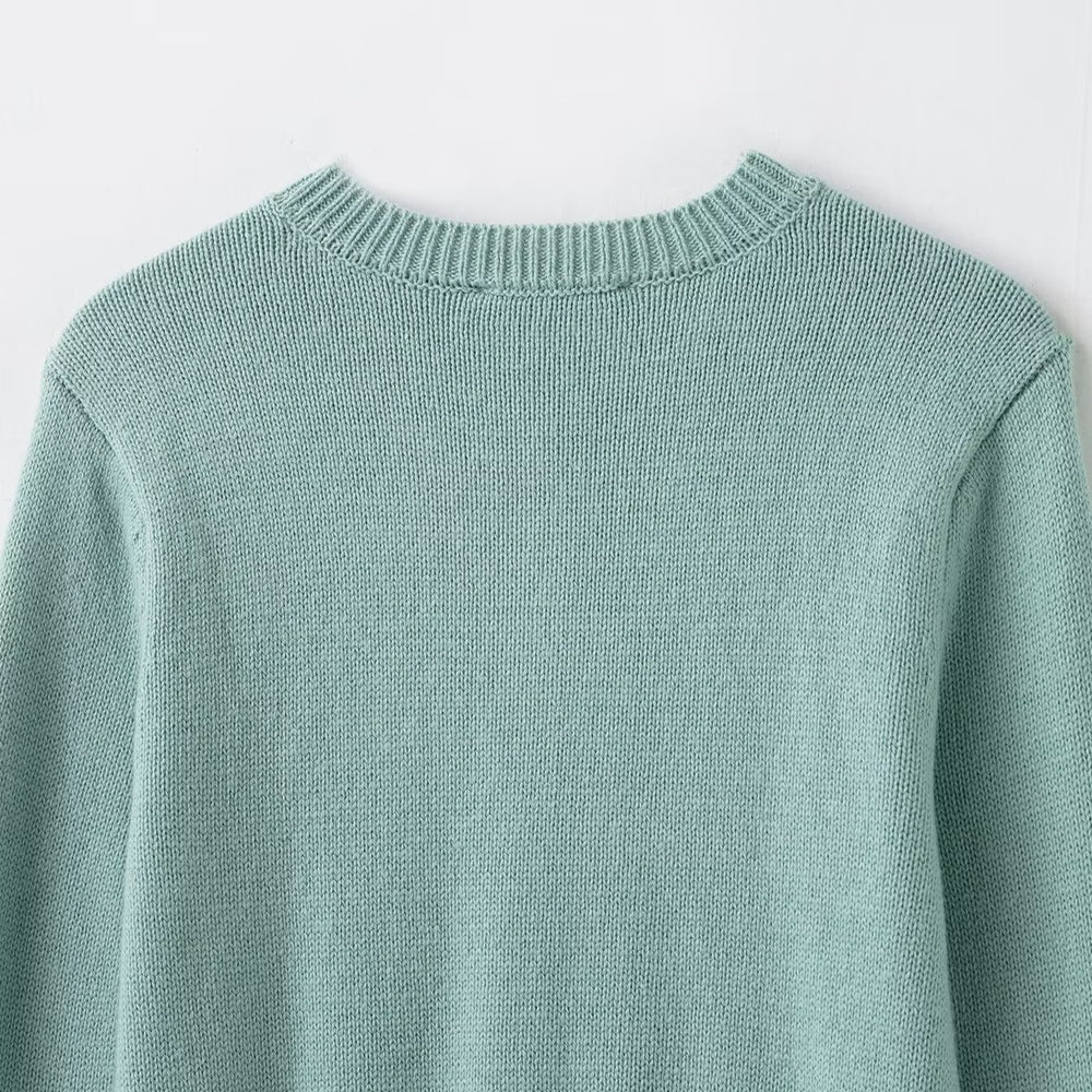 Flat knit outerwear