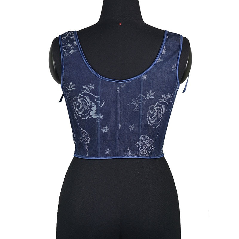Retro outerwear shapewear fishbone corset
