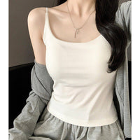 Elastic Fitted Bralette Tank Top for Women