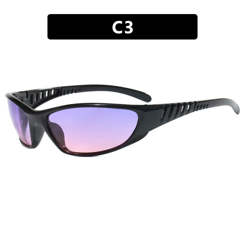 Future Tech Sunglasses Y2K Millennium Sunglasses Spicy Girl Retro High End Sunglasses Street Photography Female