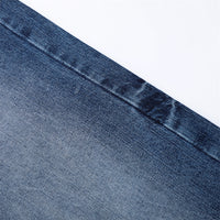 Washed denim bell bottoms