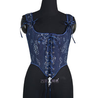 Retro outerwear shapewear fishbone corset