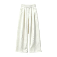 Versatile Ice Silk Wide-Leg Trousers for Women