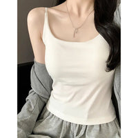 Elastic Fitted Bralette Tank Top for Women