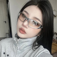 Future Tech Sunglasses Y2K Millennium Sunglasses Spicy Girl Retro High End Sunglasses Street Photography Female
