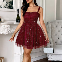 Elegant Evening Dress with Strapless Design for Women