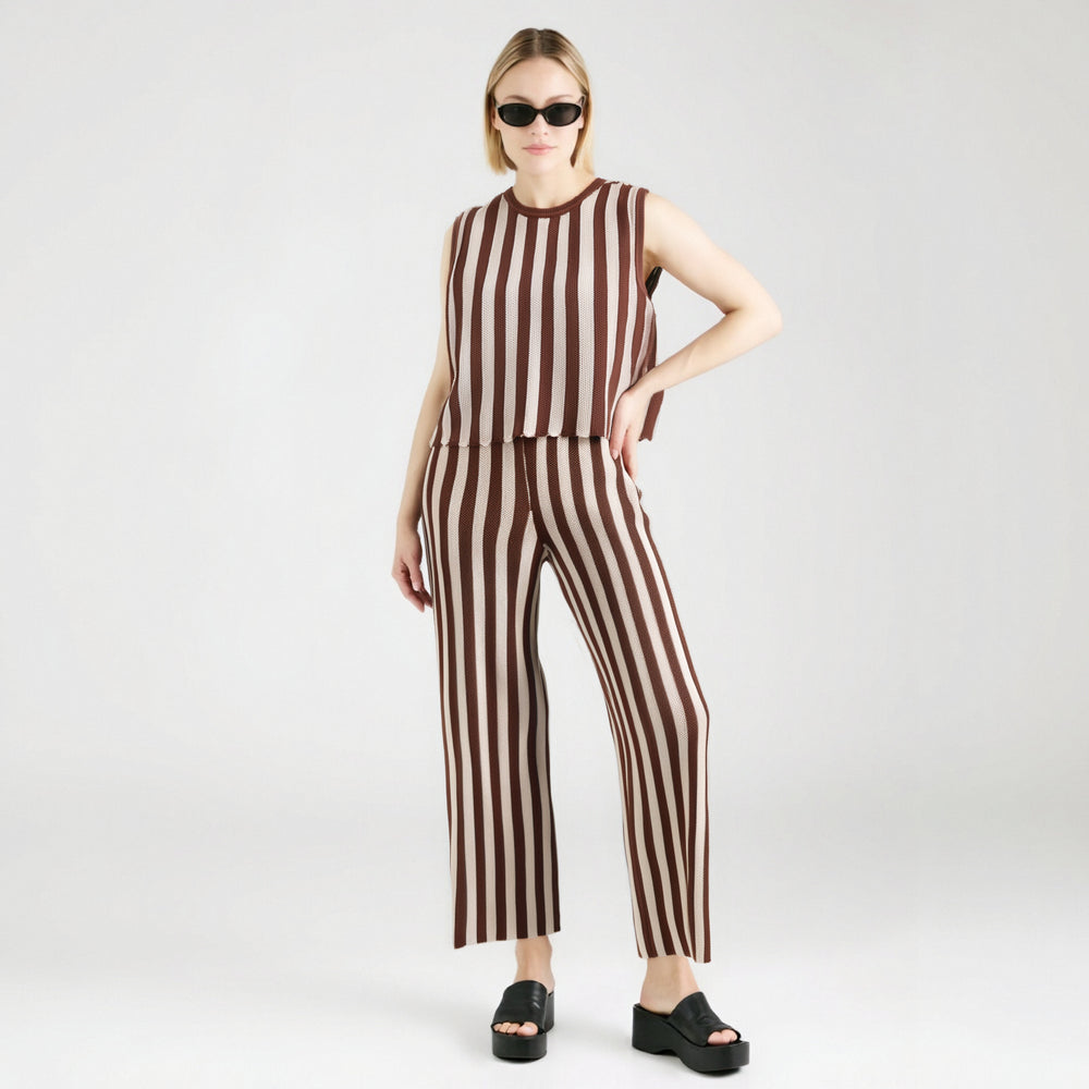 Knit Sets of Two Pieces for Modern Women Set Luxury Elegant  Women's Summer Elegant Korean Style Pants Sets