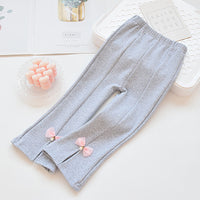 Girls' bell bottoms in spring and autumn