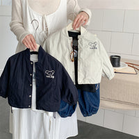 Cartoon outerwear baby versatile jacket