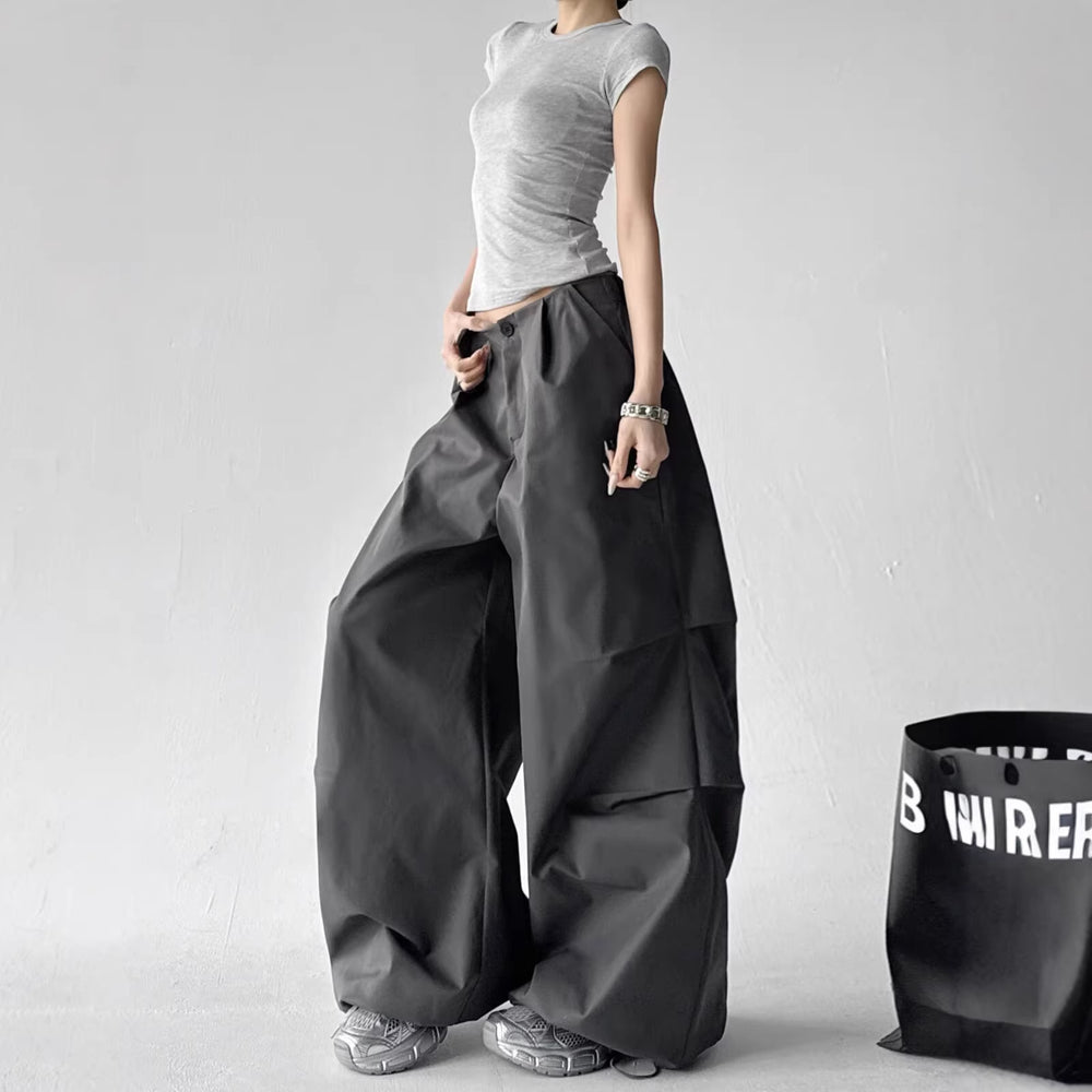 High-Waisted Wide-Leg Trousers for Women