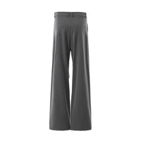 Wrinkled wide leg trousers