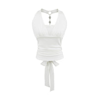 Sexy Backless Fitted Short Top for Women
