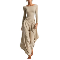 Loose top+pants two-piece set for women