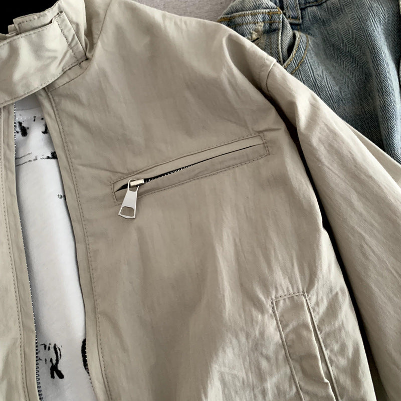 Children's retro outerwear and girls' jacket