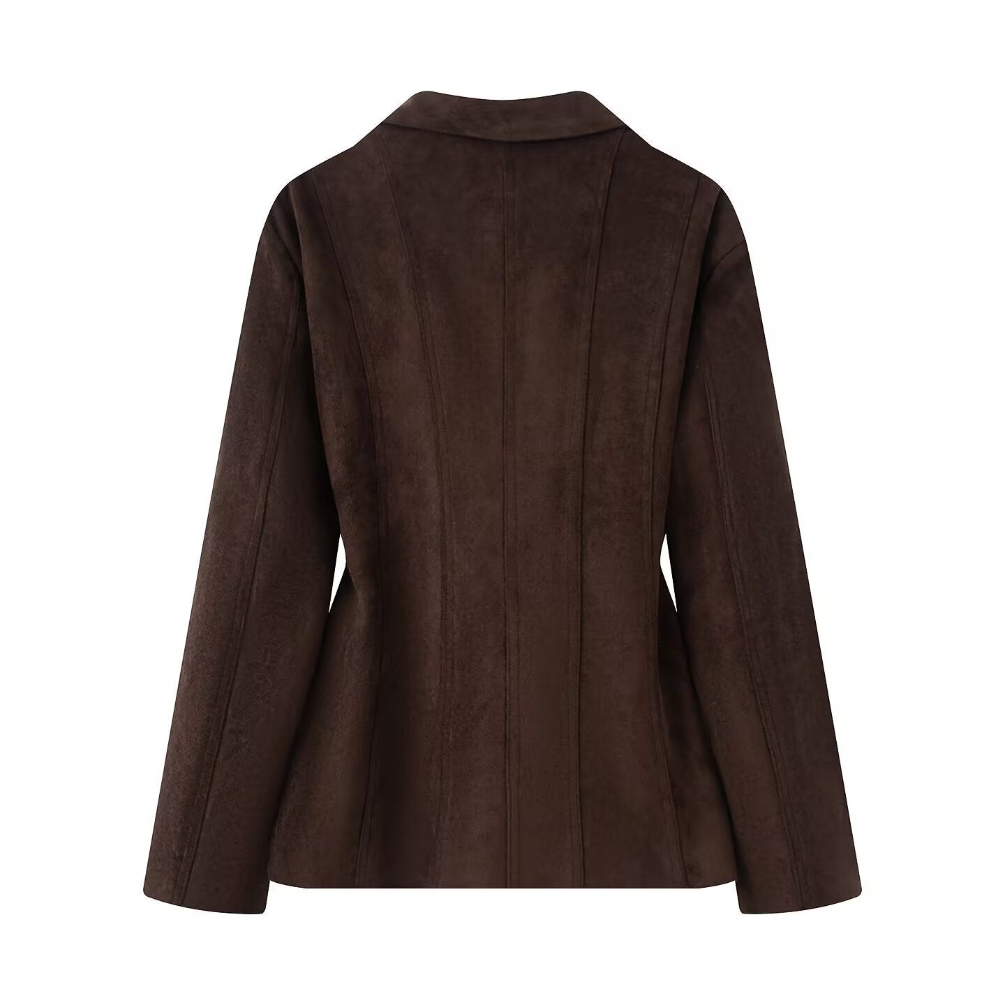 Matte velvet design for women's outerwear