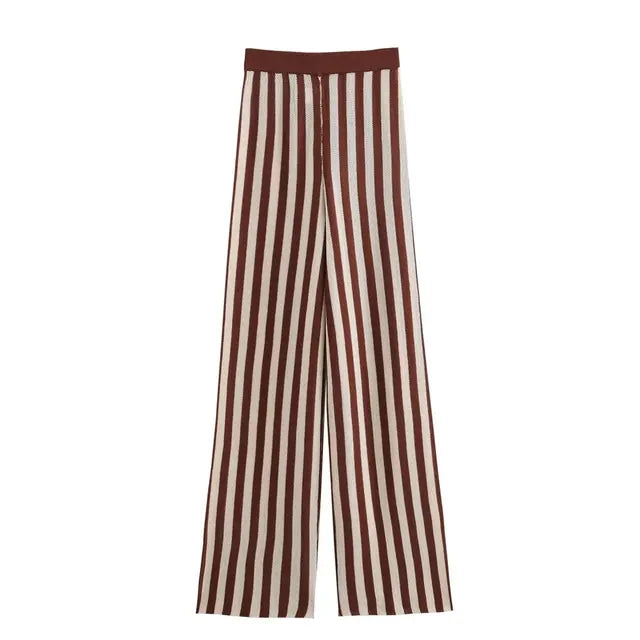 Knit Sets of Two Pieces for Modern Women Set Luxury Elegant  Women's Summer Elegant Korean Style Pants Sets