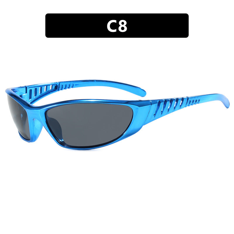 Future Tech Sunglasses Y2K Millennium Sunglasses Spicy Girl Retro High End Sunglasses Street Photography Female